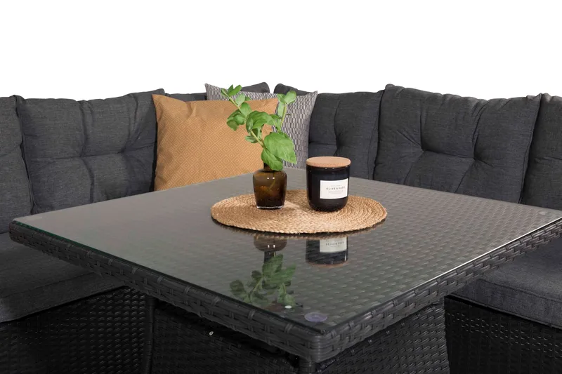 Watford Hörnsoffa Utomhus - Svart - Utemöbler & utemiljö - Loungemöbler - Loungesoffor