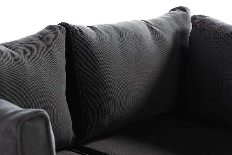 Wisconsin Loungesoffa Utomhus Utomhus med Armstöd 2-sits - Glas/Konstrotting/Sand - Utemöbler & utemiljö - Balkong & altan - Balkongmöbler - Balkongsoffa