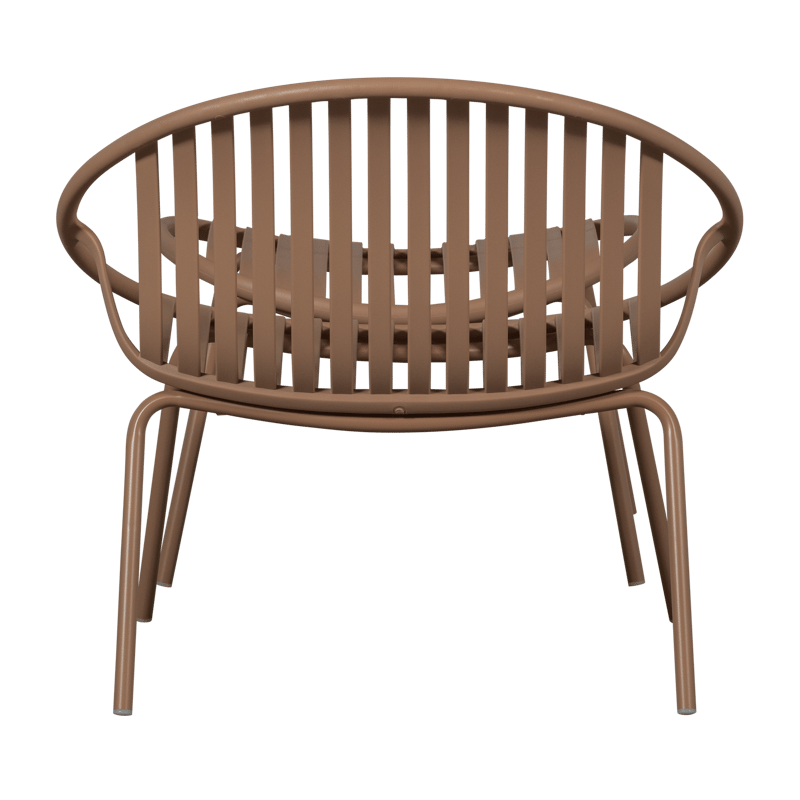 Loungestol + Pall Bruce Utomhus - Laxrosa - Utemöbler & utemiljö - Loungemöbler - Loungestol utomhus