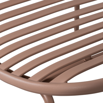 Loungestol + Pall Bruce Utomhus - Laxrosa - Utemöbler & utemiljö - Loungemöbler - Loungestol utomhus