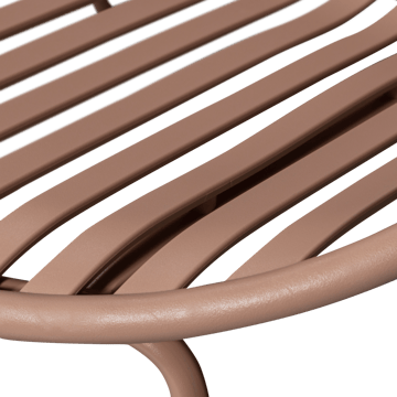 Loungestol + Pall Bruce Utomhus - Laxrosa - Utemöbler & utemiljö - Loungemöbler - Loungestol utomhus