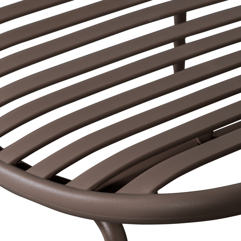 Loungestol + Pall Bruce Utomhus - Lila/Brun - Utemöbler & utemiljö - Loungemöbler - Loungestol utomhus