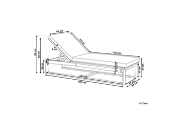 Loungestol Azzanello - Utemöbler & utemiljö - Utestol & trädgårdsstol - Solsäng & solvagn