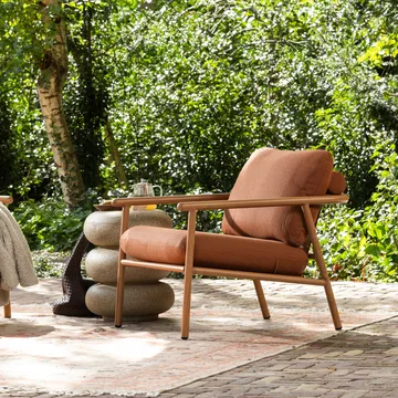 Loungestol Cavero 87 cm Utomhus - Terra - Utemöbler & utemiljö - Loungemöbler - Loungestol utomhus