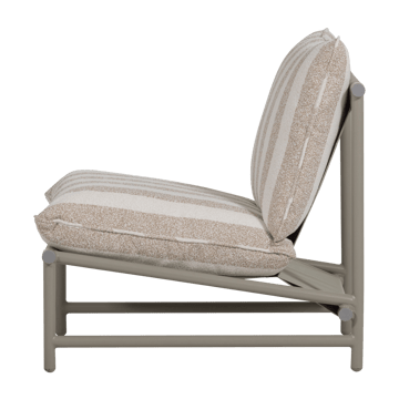 Loungestol Elvo 82 cm Utomhus - Sand/Vit - Utemöbler & utemiljö - Loungemöbler - Loungestol utomhus