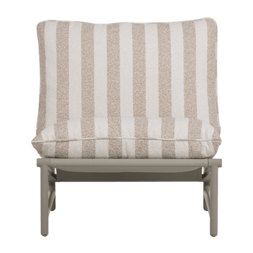 Loungestol Elvo 82 cm Utomhus - Sand/Vit - Utemöbler & utemiljö - Loungemöbler - Loungestol utomhus