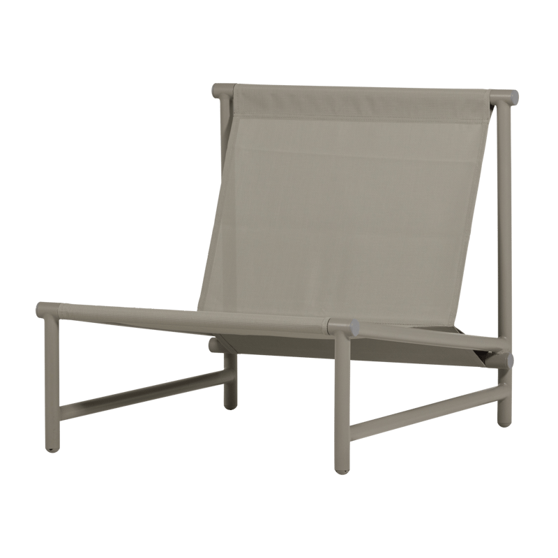 Loungestol Elvo 82 cm Utomhus - Sand/Vit - Utemöbler & utemiljö - Loungemöbler - Loungestol utomhus