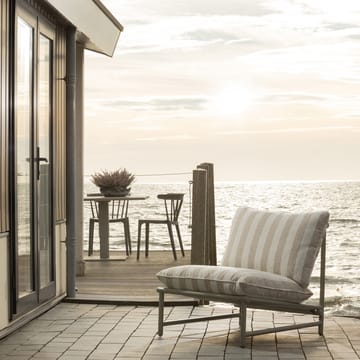 Loungestol Elvo 82 cm Utomhus - Sand/Vit - Utemöbler & utemiljö - Loungemöbler - Loungestol utomhus