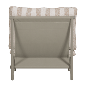 Loungestol Elvo 82 cm Utomhus - Sand/Vit - Utemöbler & utemiljö - Loungemöbler - Loungestol utomhus