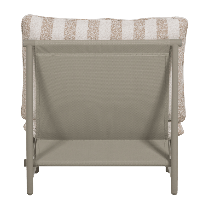 Loungestol Elvo 82 cm Utomhus - Sand/Vit - Utemöbler & utemiljö - Loungemöbler - Loungestol utomhus