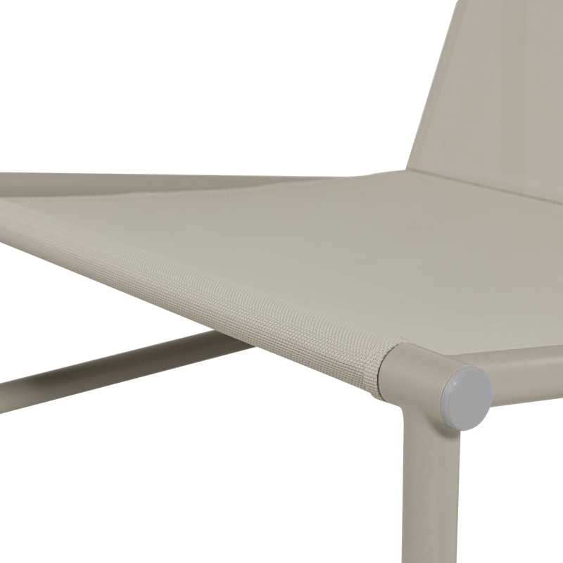 Loungestol Elvo 82 cm Utomhus - Sand/Vit - Utemöbler & utemiljö - Loungemöbler - Loungestol utomhus