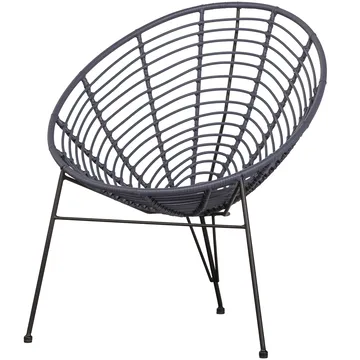 Loungestol Jane 72 cm Utomhus - Bläck - Utemöbler & utemiljö - Loungemöbler - Loungestol utomhus