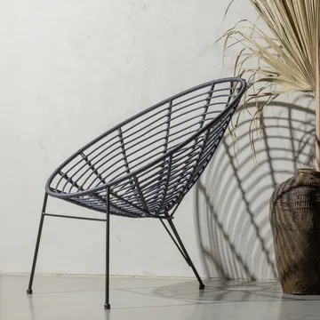 Loungestol Jane 72 cm Utomhus - Bläck - Utemöbler & utemiljö - Loungemöbler - Loungestol utomhus