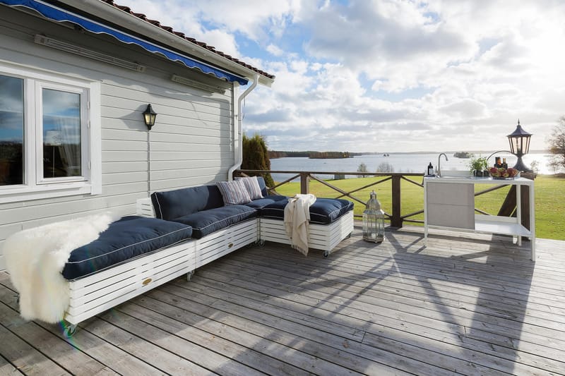 Bara Vara Utefåtölj - Vitlaserad - Utemöbler & utemiljö - Loungemöbler - Loungestol utomhus