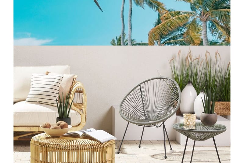 Cayaco Utestol - Konstrotting/Mörkgrå - Utemöbler & utemiljö - Loungemöbler - Loungestol utomhus