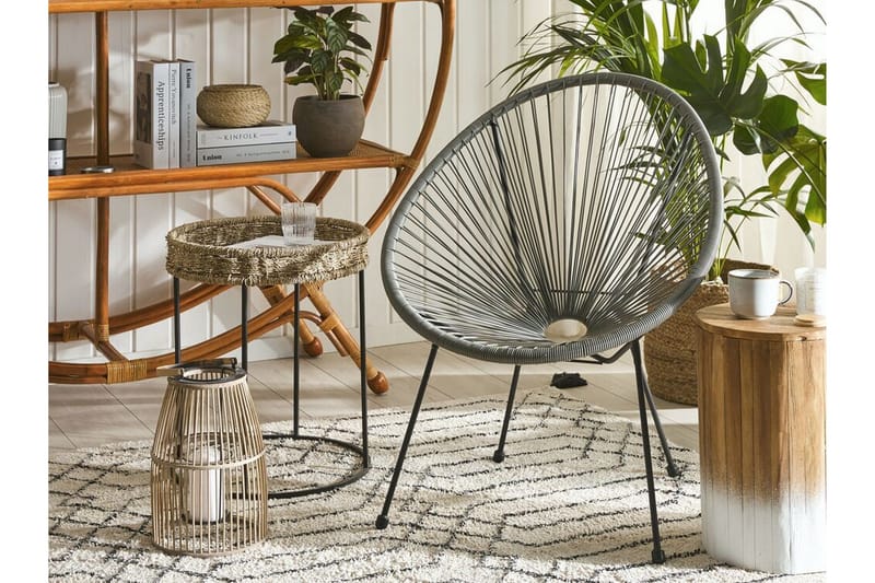 Cayaco Utestol - Konstrotting/Mörkgrå - Utemöbler & utemiljö - Loungemöbler - Loungestol utomhus