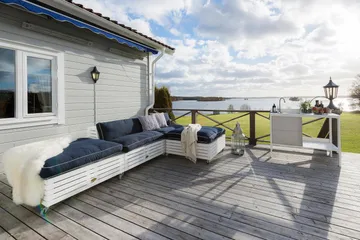 Hillerstorp Bara Vara Utefåtölj - Vitlaserad - Utemöbler & utemiljö - Loungemöbler - Loungestol utomhus