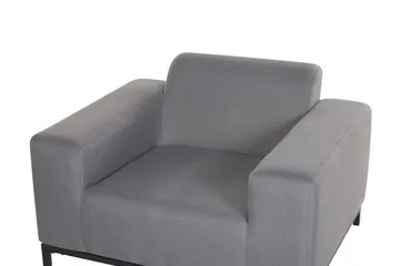 Hughen Utefåtölj 2-pack - Grå/Svart - Utemöbler & utemiljö - Loungemöbler - Loungestol utomhus