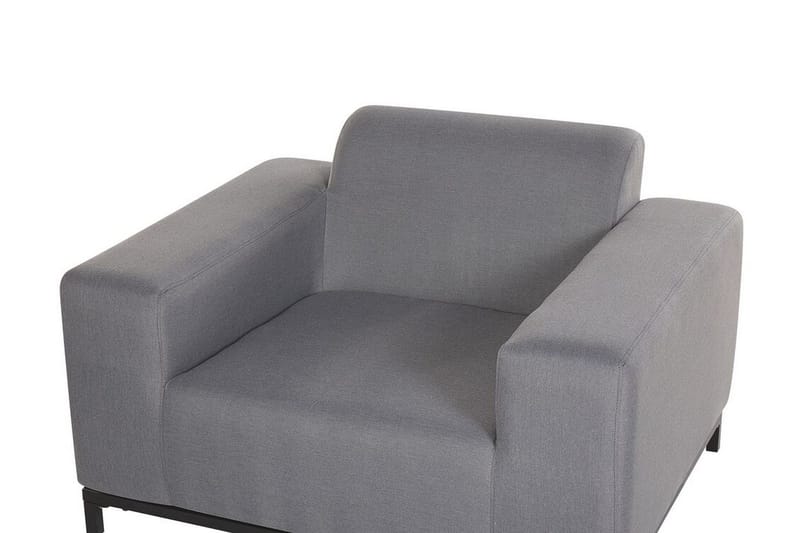 Hughen Utefåtölj 2-pack - Grå/Svart - Utemöbler & utemiljö - Loungemöbler - Loungestol utomhus