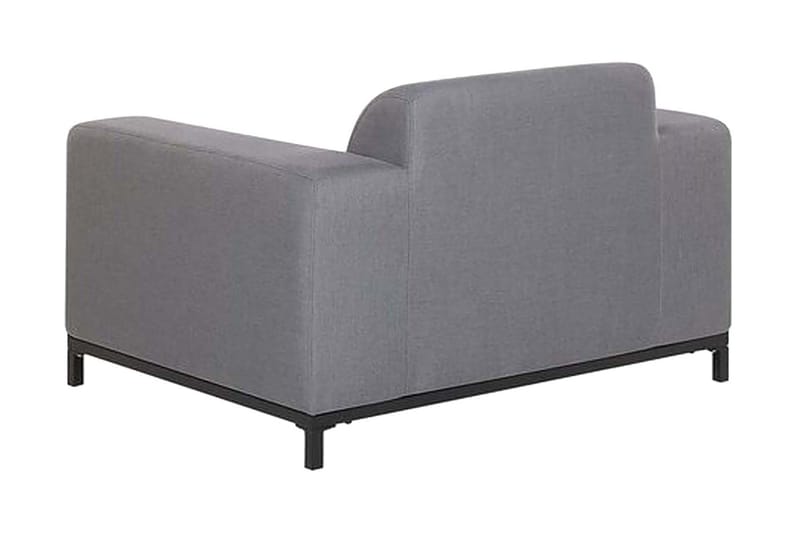 Hughen Utefåtölj 2-pack - Grå/Svart - Utemöbler & utemiljö - Loungemöbler - Loungestol utomhus