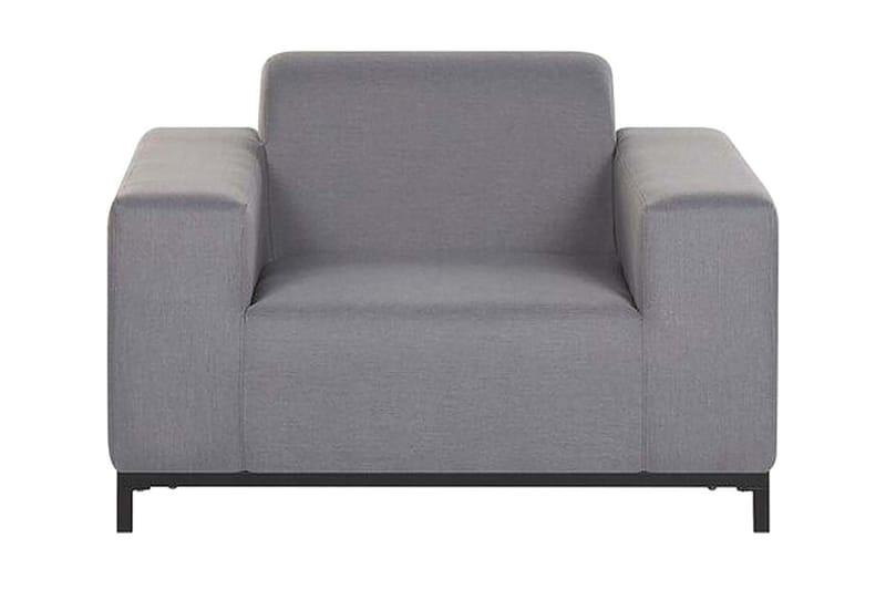 Hughen Utefåtölj 2-pack - Grå/Svart - Utemöbler & utemiljö - Loungemöbler - Loungestol utomhus