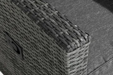 James Recliner Utefåtölj – Justerbar Loungefåtölj för Uteplats i Konstrotting - Grå - Utemöbler & utemiljö - Loungemöbler - Loungestol utomhus