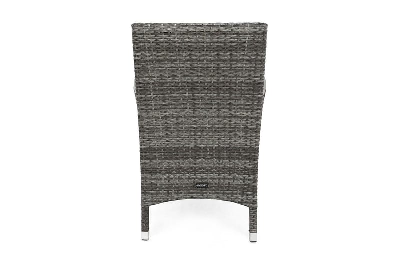 Thor Lyx Utefåtölj med Armledare - Loungefåtölj för Utemöbler i Konstrotting - Grå - Utemöbler & utemiljö - Loungemöbler - Loungestol utomhus