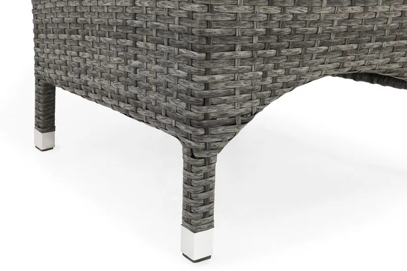 Thor Lyx Utefåtölj med Armledare - Loungefåtölj för Utemöbler i Konstrotting - Grå - Utemöbler & utemiljö - Loungemöbler - Loungestol utomhus