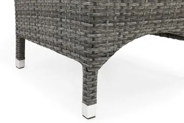 Thor Lyx Utefåtölj med Armledare - Loungefåtölj för Utemöbler i Konstrotting - Grå - Utemöbler & utemiljö - Loungemöbler - Loungestol utomhus