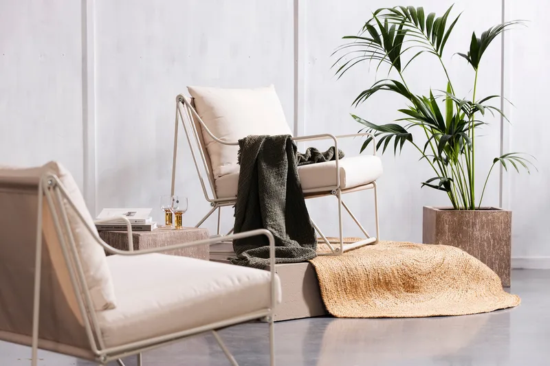 Usteryd Utefåtölj Beige - Beige - Utemöbler & utemiljö - Loungemöbler - Loungestol utomhus