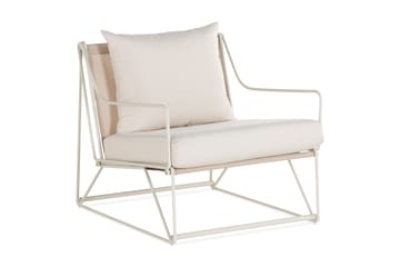 Utefåtölj Usteryd Beige - Beige - Utemöbler & utemiljö - Loungemöbler - Loungestol utomhus