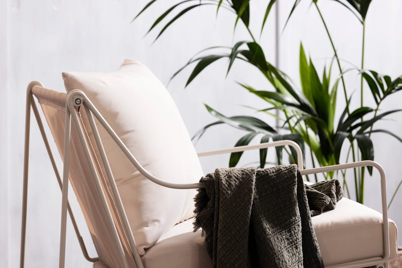 Utefåtölj Usteryd Beige - Beige - Utemöbler & utemiljö - Loungemöbler - Loungestol utomhus