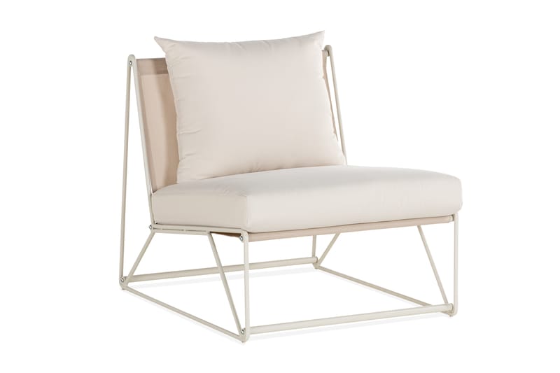 Utefåtölj Usteryd Beige - Beige - Utemöbler & utemiljö - Loungemöbler - Loungestol utomhus