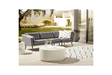 Soffa Loretello Grå, Högervänd - Grå, Högervänd - Utemöbler & utemiljö - Loungemöbler - Loungesoffor