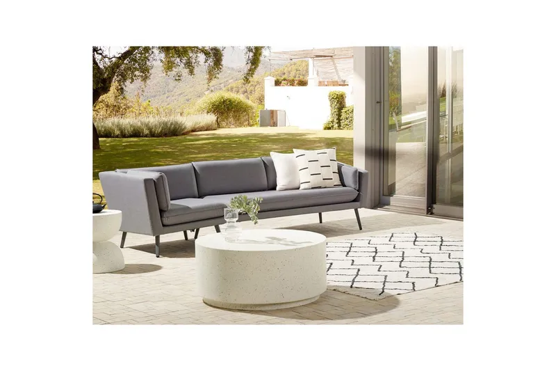 Soffa Loretello Grå, Vänstervänd - Grå, Vänstervänd - Utemöbler & utemiljö - Loungemöbler - Loungesoffor