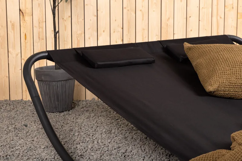 Gordo Solbädd - Svart - Utemöbler & utemiljö - Utestol & trädgårdsstol - Solsäng & solvagn