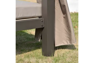 Morocco Solsäng - Mörkbrun/Beige - Utemöbler & utemiljö - Loungemöbler - Solbädd