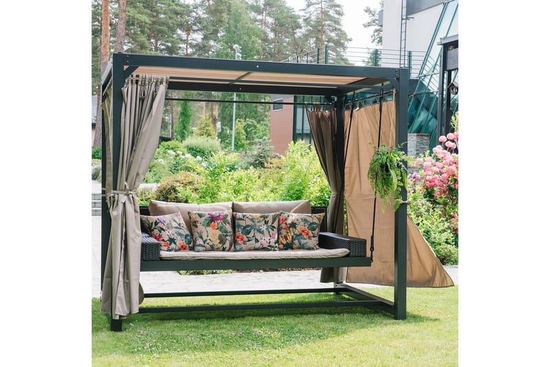 Svänglusthus Barcelona 236x180xh210 cm - Utemöbler & utemiljö - Loungemöbler - Solbädd