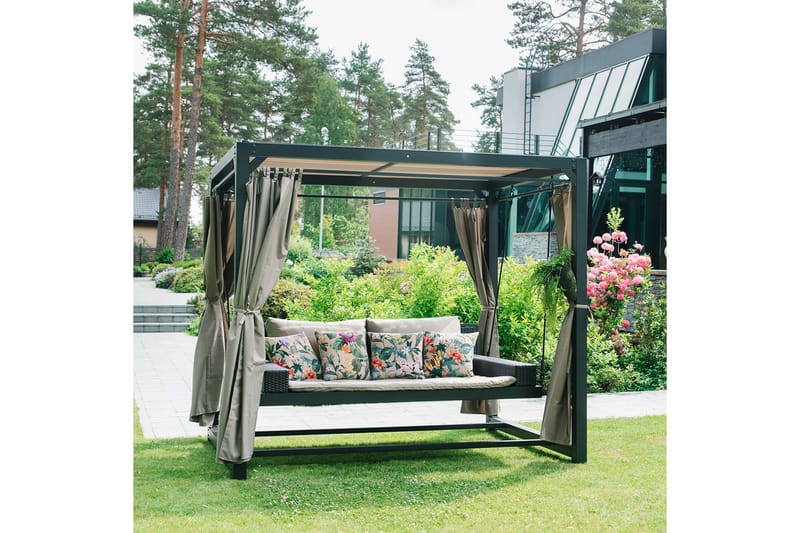 Svänglusthus Barcelona 236x180xh210 cm - Utemöbler & utemiljö - Loungemöbler - Solbädd