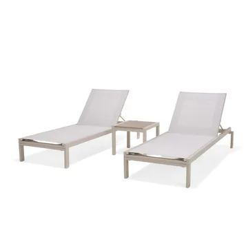 Solsäng för utomhusbruk Urbanite solsäng med hjul - grå - Utemöbler & utemiljö - Loungemöbler - Solbädd