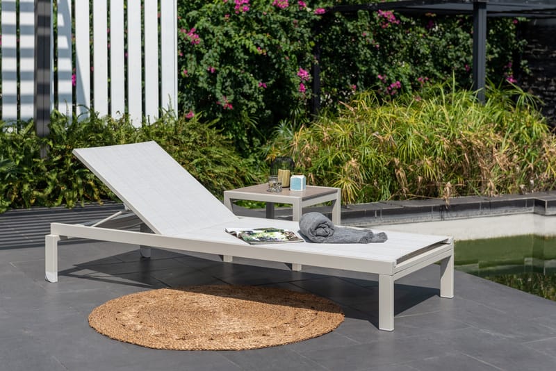 Solsäng för utomhusbruk Urbanite solsäng med hjul - grå - Utemöbler & utemiljö - Loungemöbler - Solbädd