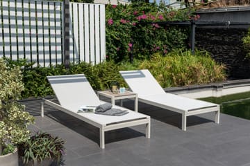 Solsäng för utomhusbruk Urbanite solsäng med hjul - grå - Utemöbler & utemiljö - Loungemöbler - Solbädd