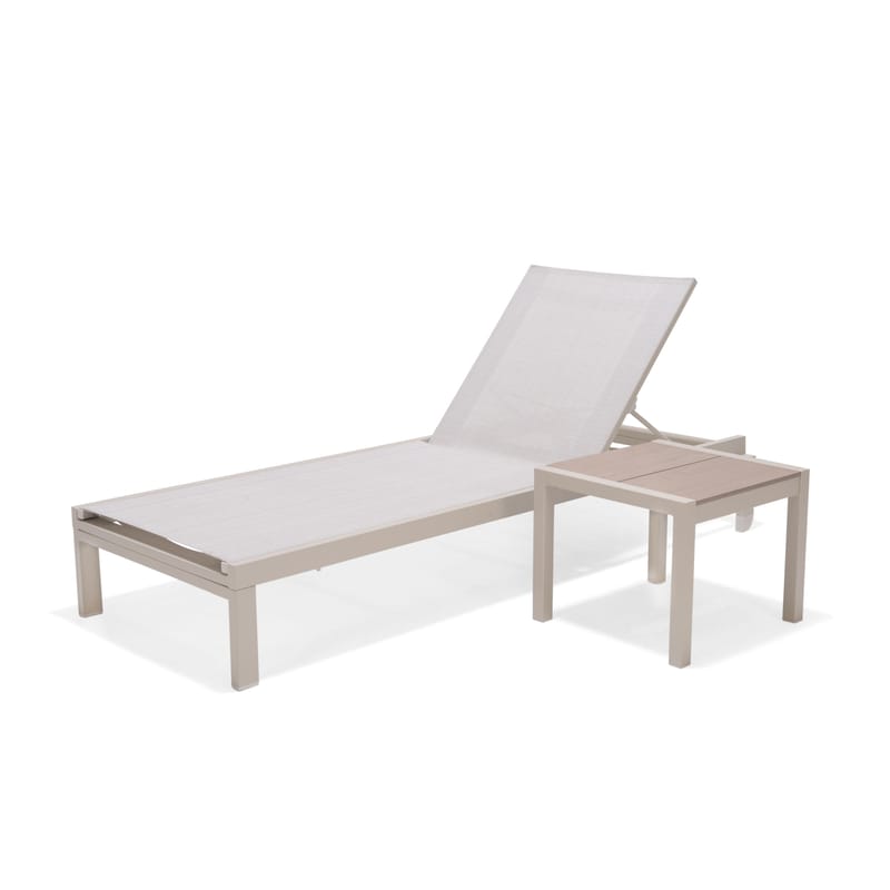 Solsäng för utomhusbruk Urbanite solsäng med hjul - grå - Utemöbler & utemiljö - Loungemöbler - Solbädd