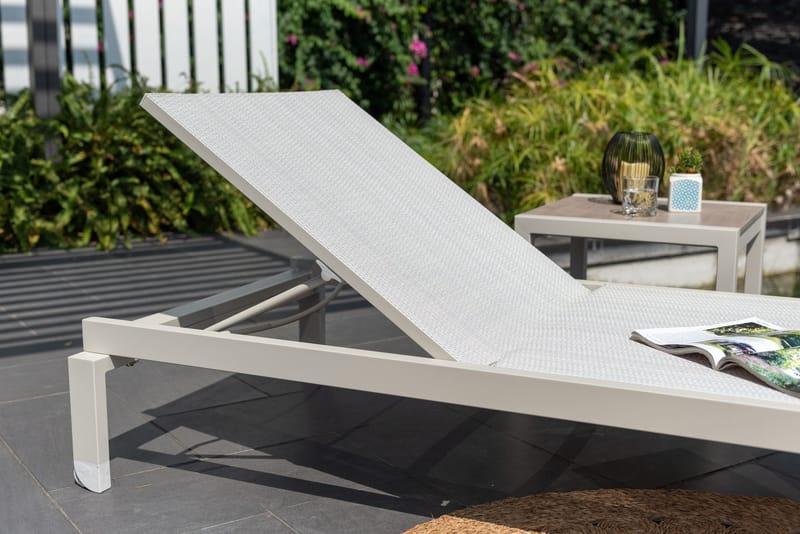 Solsäng för utomhusbruk Urbanite solsäng med hjul - grå - Utemöbler & utemiljö - Loungemöbler - Solbädd