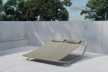 Solsäng Gordo Utomhus - Beige - Utemöbler & utemiljö - Utestol & trädgårdsstol - Solsäng & solvagn