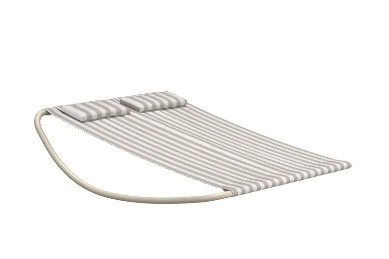 Solsäng Gordo Utomhus - Beige/vit - Utemöbler & utemiljö - Utestol & trädgårdsstol - Solsäng & solvagn