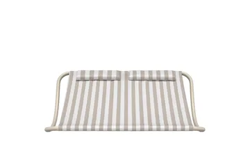 Solsäng Gordo Utomhus - Beige/vit - Utemöbler & utemiljö - Utestol & trädgårdsstol - Solsäng & solvagn