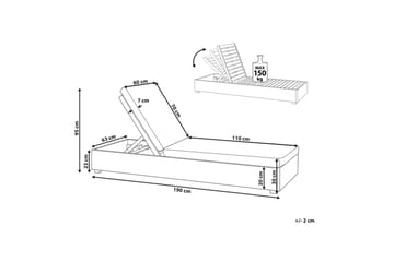 Solstol Fanano - Utemöbler & utemiljö - Loungemöbler - Solbädd