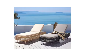 Solstol Osini - Grå, svart - Utemöbler & utemiljö - Utestol & trädgårdsstol - Solsäng & solvagn