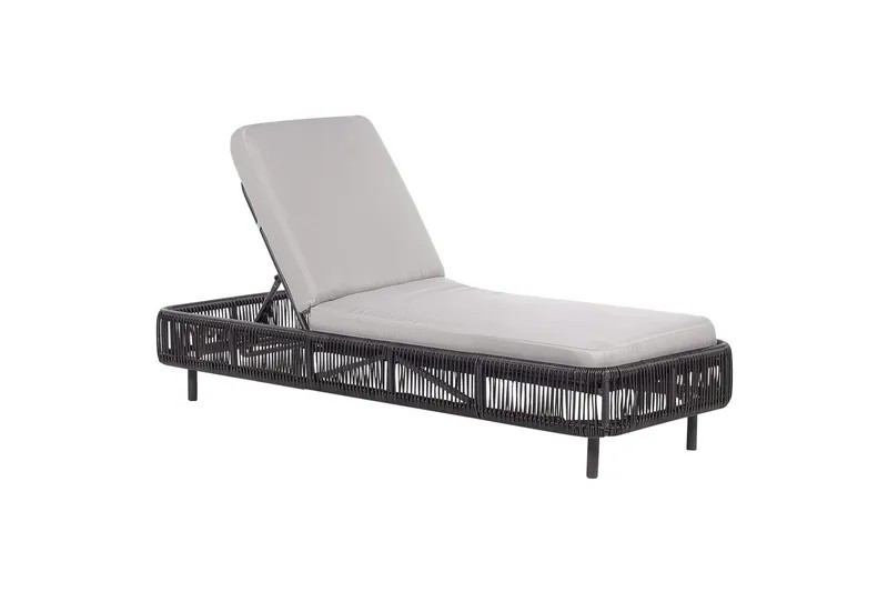 Solstol Osini - Grå, svart - Utemöbler & utemiljö - Utestol & trädgårdsstol - Solsäng & solvagn